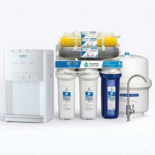 جهاز تحلية مياه 7 مراحل مع برادة ذكية – توفير وتحل...
