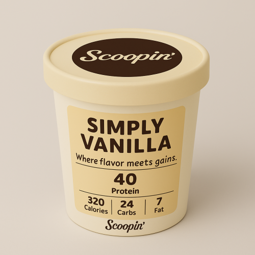 ‏‎آيسكريم ڤانيلا عالي بالبروتين - Vanilla Ice crea...