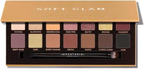 A collection of eyeshadow from Anastasia Beverly Hills Soft Glam