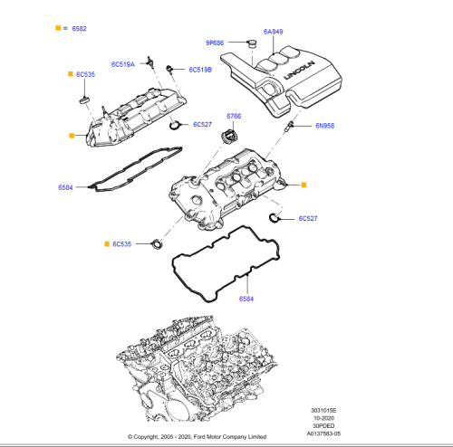 طقم وجية غطاء بلوف مع صوفة حساس تورس 2011/2020 اصل...