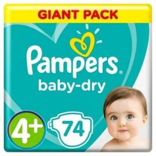 PAMPERS NO4+ MEGA 74