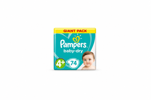 PAMPERS NO4+ MEGA 74