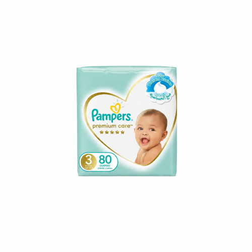 PAMPERS 3 PREMIUM CARE DIAPERS 80 PC’S