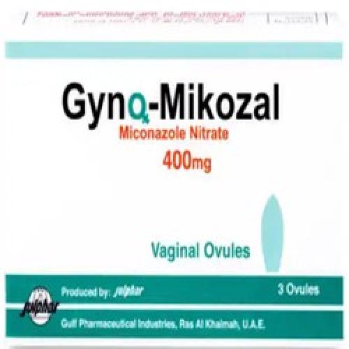 GYNO-MIKOZAL 400 MG 3 VAG SUPP