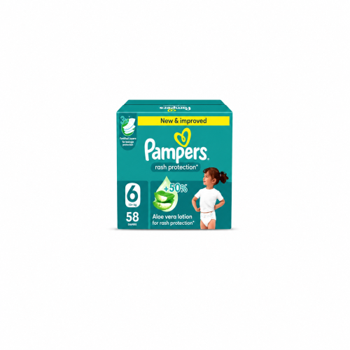 PAMPERS JUMPO BOX NO.6 58 DIAPERS