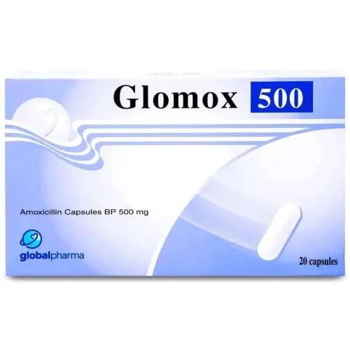 GLOMOX 500 MG 20 CAP