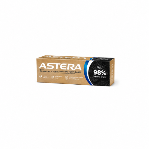 ASTERA CHARCOAL+MINT 75 ML T.P