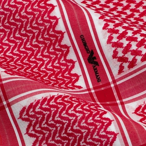 شماغ جورجيو ارمني دم الغزال