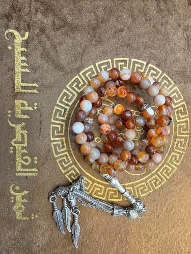 Agate rosary 99 beads
