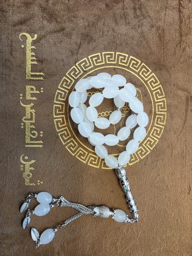 Moonstone prayer beads