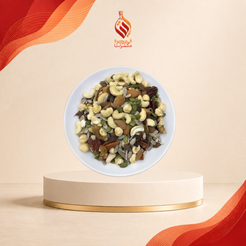Healthy nut mix with seeds and pumpkin