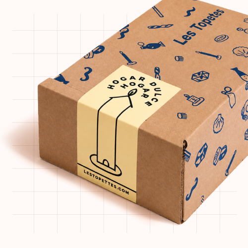 Box closure sticker