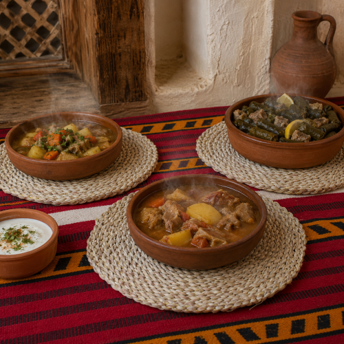 مفارش طاوله خوص ٤ مقاسات
