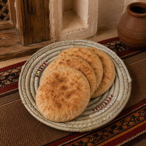 صحن تقديم دائري خوص مقاس ٣٢ سم