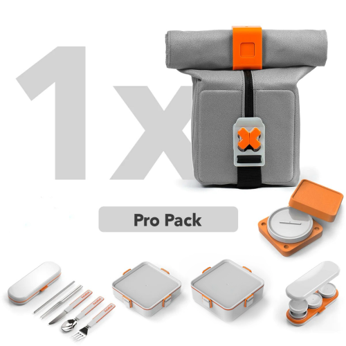 FoldEat PRO فولد ايت برو (رمادي /تان)