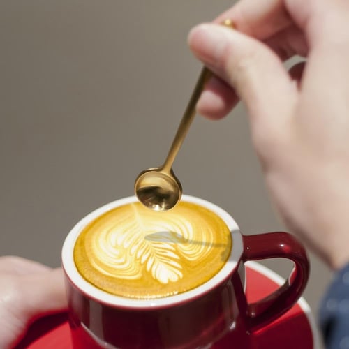 ملعقة اسبرسو 10سم اسود مطفي