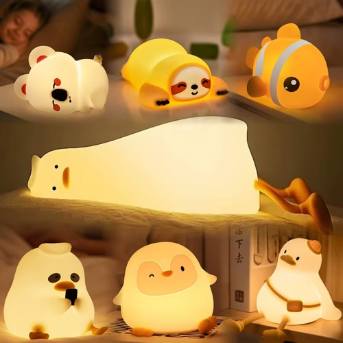 Cute Animal LED Night Light مصباح حيوانات LED ليلي...