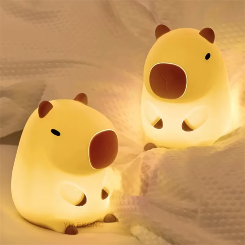 Capybara Night Light مصباح كابيبارا الليلي السيليك...