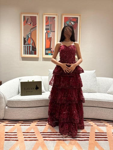 فستان عودي سهرة