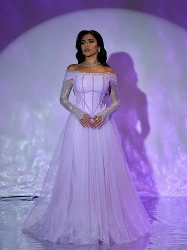 فستان سهرة راقي