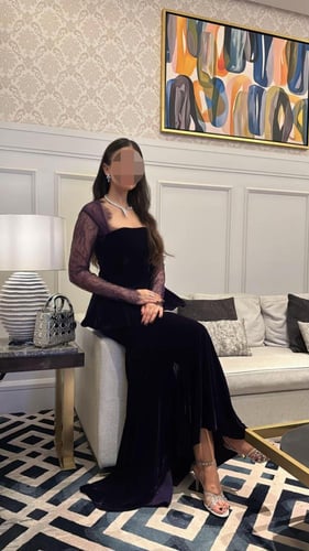 فستان موف كورسيه