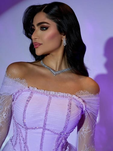 فستان سهرة راقي