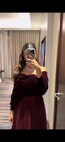 فستان / مخمل كسرات انيق