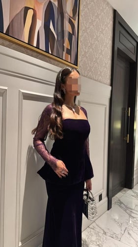 فستان موف كورسيه