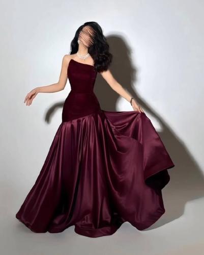 فستان ساتر بلون الاسود