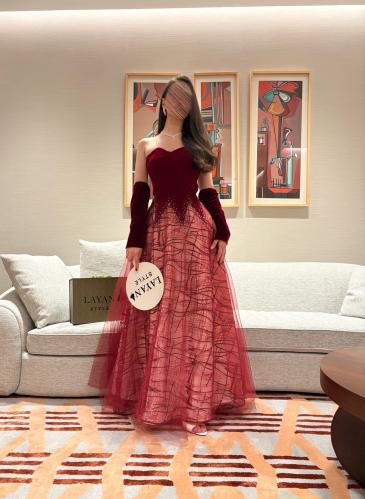 فستان عودي راقي