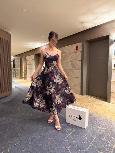 فستان برنت مورد انيق