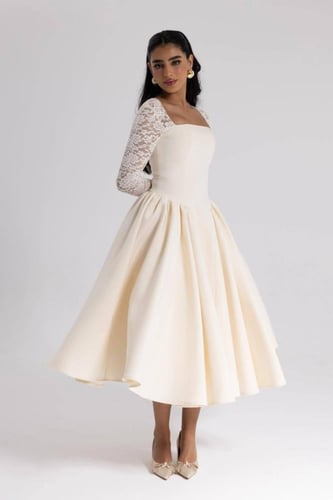 فستان اوف وايت انيق