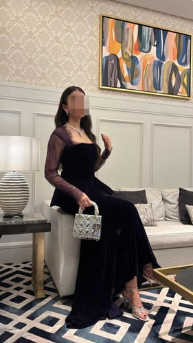 فستان موف كورسيه