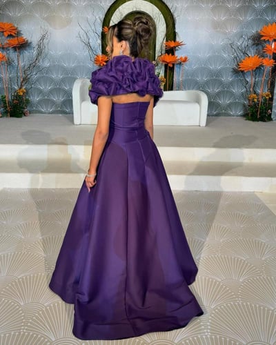 فستان موف سهرة