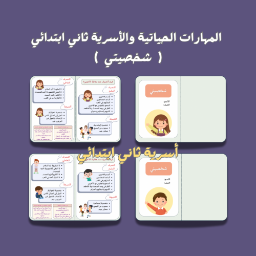 أسرية ثاني ابتدائي ( شخصيتي )
