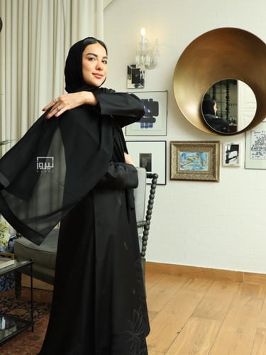 عباية زهرة الحرير