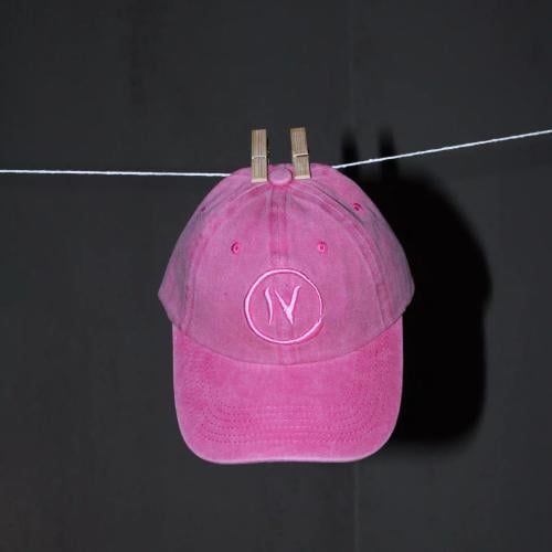 rosy washed cap