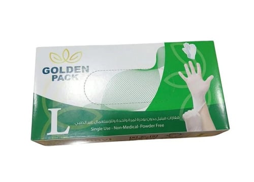 قفاز HF شفاف بدون بودرة 70 حبة | HF transparent gl...