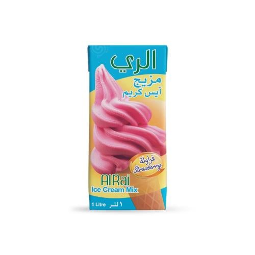 مزيج ايس كريم فراولة الري 1 لتر | Alri Strawberry...