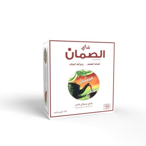 شاي الصمان ابيض 100 كيس | Al Suman Tea Premium Cey...