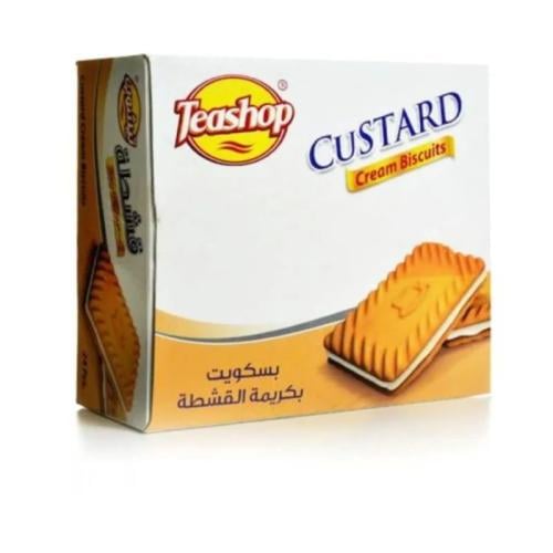 بسكويت قشطة تيشوب صغير 24×25 جم | Teashop Custard...