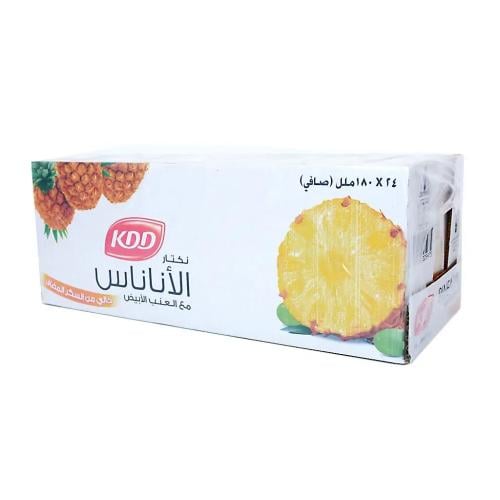 عصير KDD نكتار الأناناس (4×6) 180 مل | KDD Nectar...