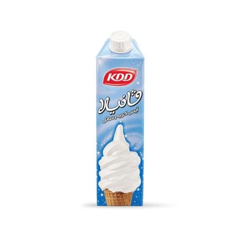 مزيج KDD فانيلا ايسكريم 1 لتر | KDD Vanilla Soft M...