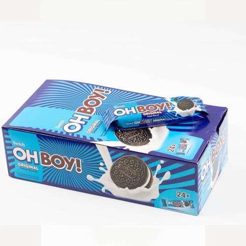 ساندويش كوكيز وكريم الاصلي اوه بوي سويتش 24×33 جم...