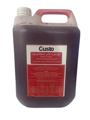 سلاش توت احمر جوستو 5 لتر | Gusto Redberry Flavor...