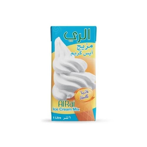 مزيج ايسكريم فانيلا الري 1 لتر | Alri Vanilla Soft...