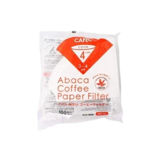 فلتر قهوة ورق ابيض ابكا V60 مقاس 02 80 حبة | Abaca...