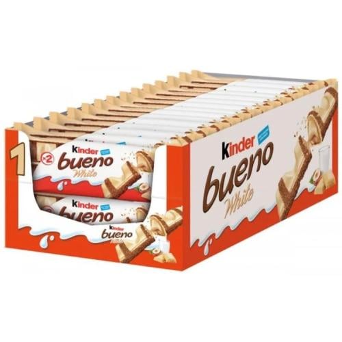 كندر بوينو ابيض 30 حبة | Kinder Bueno White 30pcs