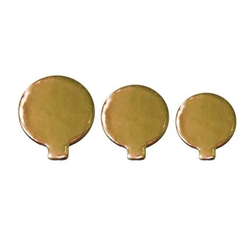 قاعدة مني كيك دائري ذهبي مقاس 6سم 250حبة | Golden...