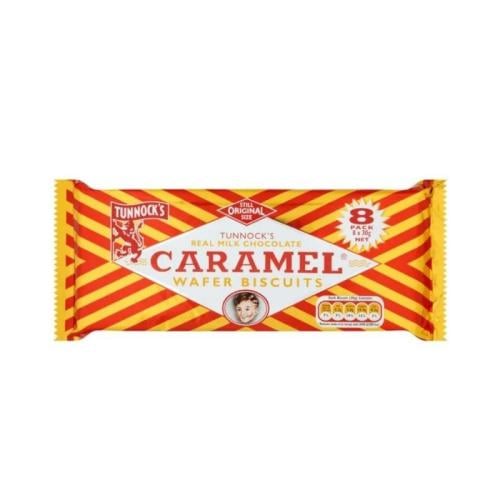 ويفر كراميل شريط انجليزي تونوكس 8 حبه | Tunnock's...